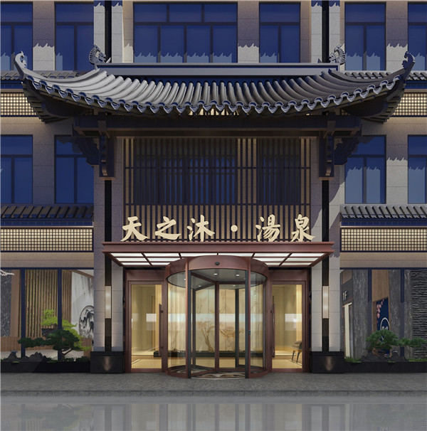 天之沐·湯泉——三翼自動(dòng)旋轉(zhuǎn)門(mén)
